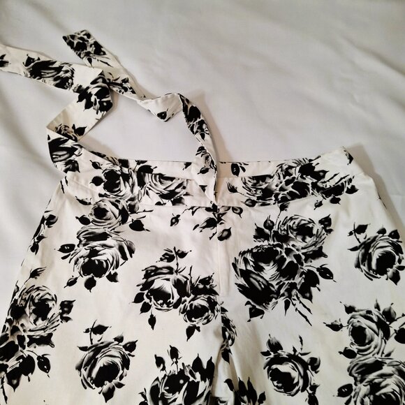 Jessica Culottes Cropped Pants Capris Plus Sz 18 Floral With Sash Zipper - Picture 7 of 16